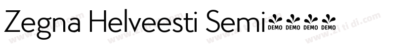 Zegna Helveesti Semi字体转换